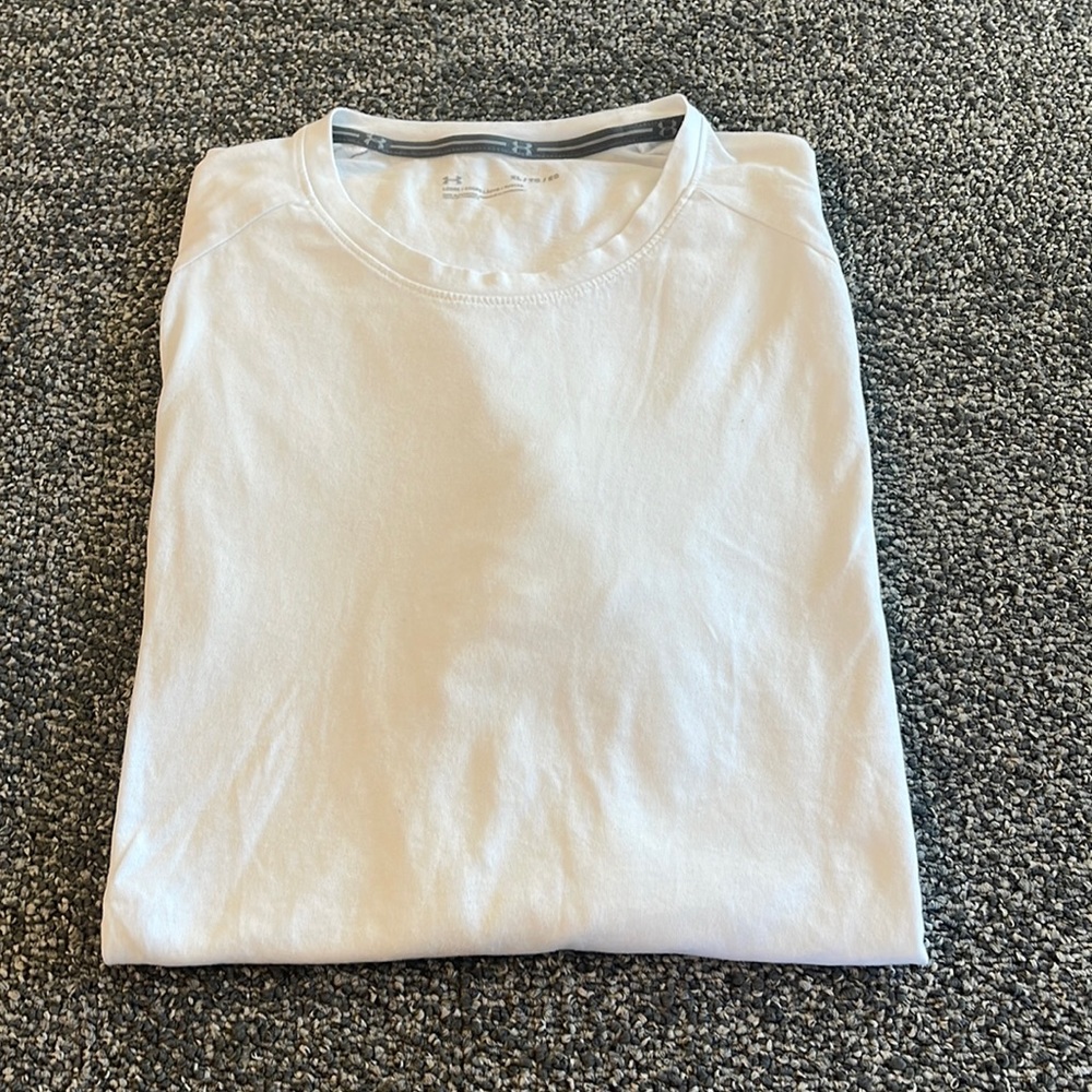 Under Armour - Men’s Athletics T-Shirt - White - XL